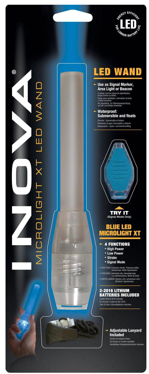 Inova Blue Lead Microlight XT LED Torch | 4 Mode Compact Keychain Light