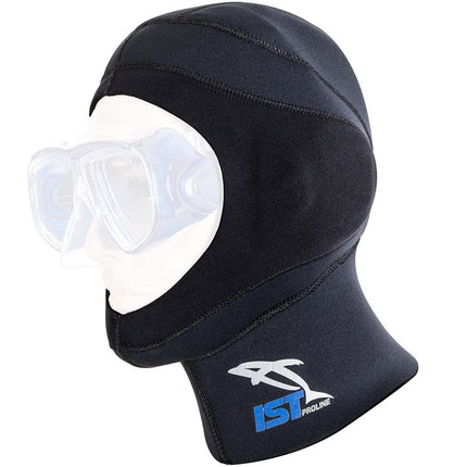 IST HD-6 5mm Dual Layer Dive Hood XL | ProEar Mask Compatible Hood