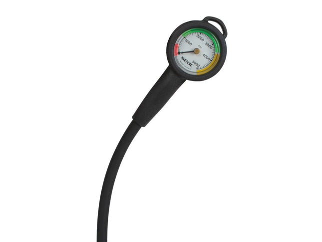 SEAC Compact Pressure Gauge PSI | 31in HP Hose | Luminescent Dial