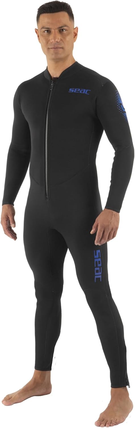 SEAC Liberty Long 3mm Mens Wetsuit | Front Zip Warm Water Dive Suit
