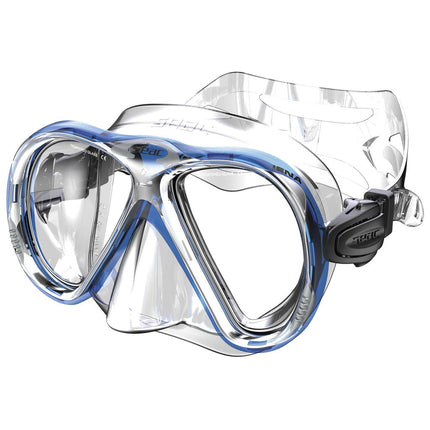 Seac Iena Diving Mask Black-Red | Polycarbonate Twin Lens