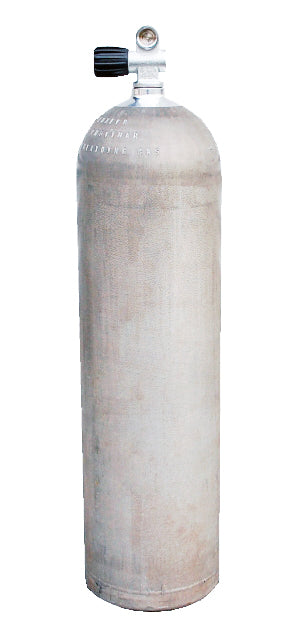 Beaver 11.1 Litre Natural Aluminium Cylinder Package | 207 Bar | DIN & A-Clamp | Nitrox Ready