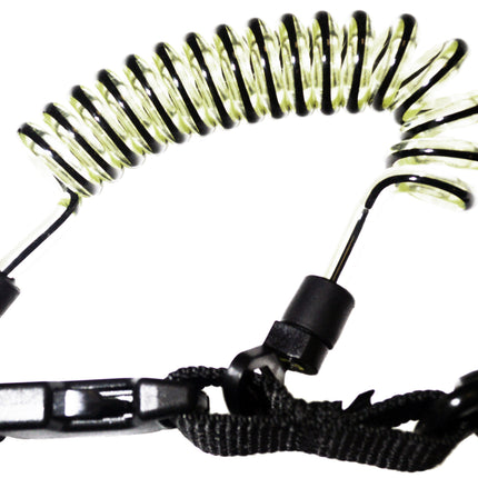 Black Clip Shock Line 75cm | Corrosion Resistant Clips & Quick Release