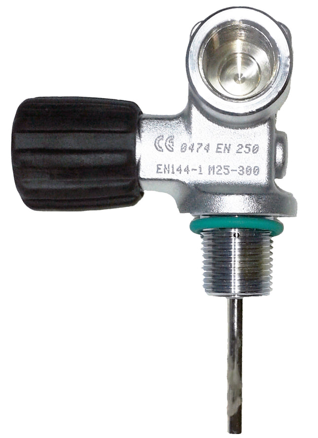 Beaver 300 Bar XFlow Cylinder Valve M25x2 EN-144-1 | DIN Fitting | EU Made