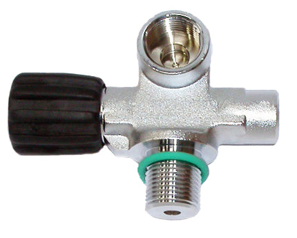 Beaver Manifold Left Hand Valve M26 Thread M25x2 EN-144-1 | 232 Bar Nitrox Compatible