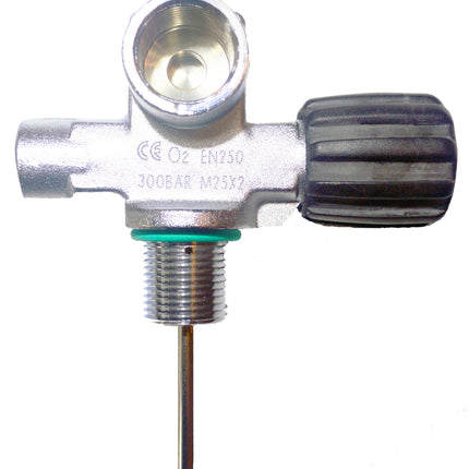 Beaver Manifold Right Hand Valve 300 Bar M26 Thread M25x2 | Nitrox Compatible