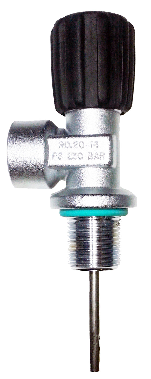 Beaver 232 Bar Top Handled Cylinder Valve M25x2 EN-144-1 | G5/8" DIN Outlet