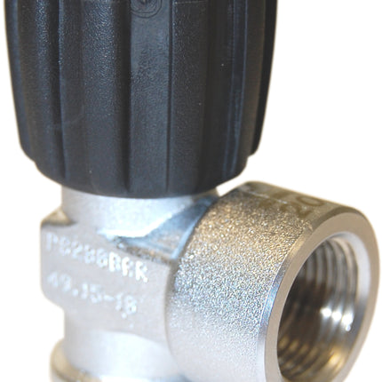 Beaver 232 Bar Top Handled Cylinder Valve M18 Thread | 232 Bar DIN Outlet