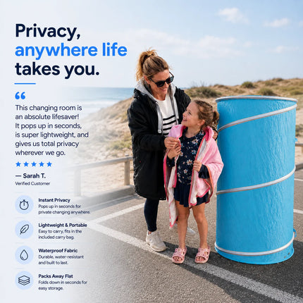 Frostfire Moonwave Popup Changing Room | Portable Waterproof Outdoor Changing Shelter