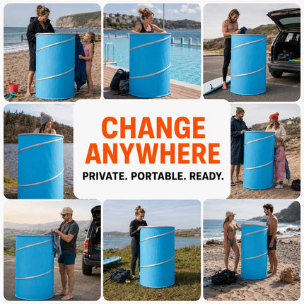 Frostfire Moonwave Popup Changing Room | Portable Waterproof Outdoor Changing Shelter