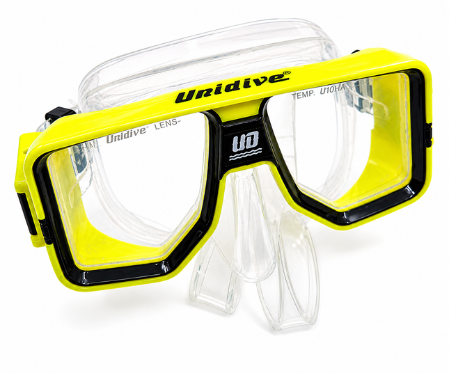Unidive Small Diving Mask | Squared Twin Lens