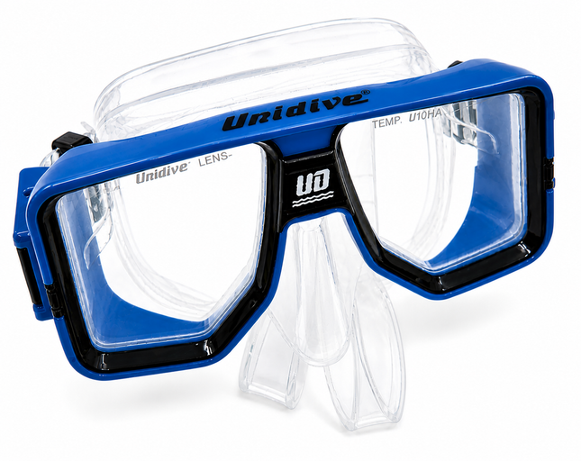 Unidive Small Diving Mask | Squared Twin Lens