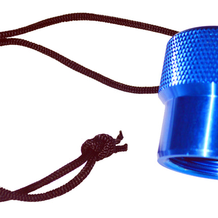 Beaver Female Aluminium DIN Dust Cap | Blue Regulator Protector | G5/8” DIN Fitting