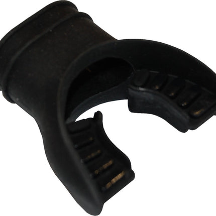 Black Duo-Flex Silicone Mouthpiece | Technical Regulator & Snorkel Mouthpiece