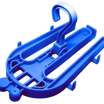 Blue Dry Suit & Regulator Hanger | Heavy Duty Folding SCUBA Equipment Hanger