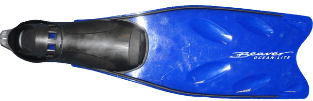 Blue Ocean-Lite Fins Size 11/12 | Ultra Lightweight Travel Diving & Pool Fins