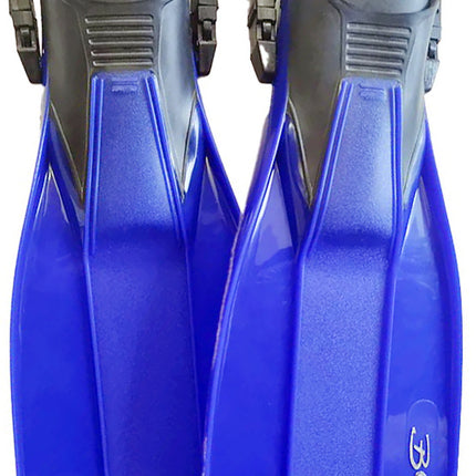 Velocity Fins Medium/Large | Italian Designed Open Water Diving Fins with Quick Release Straps
