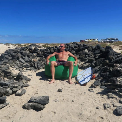 Frostfire Sunchill Inflatable Portable Chair | Waterproof Camping Beach Seat 150kg