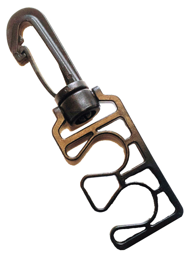 Twin Hose Clip | High Visibility Swivel Hose Retainer for BCD & Harness