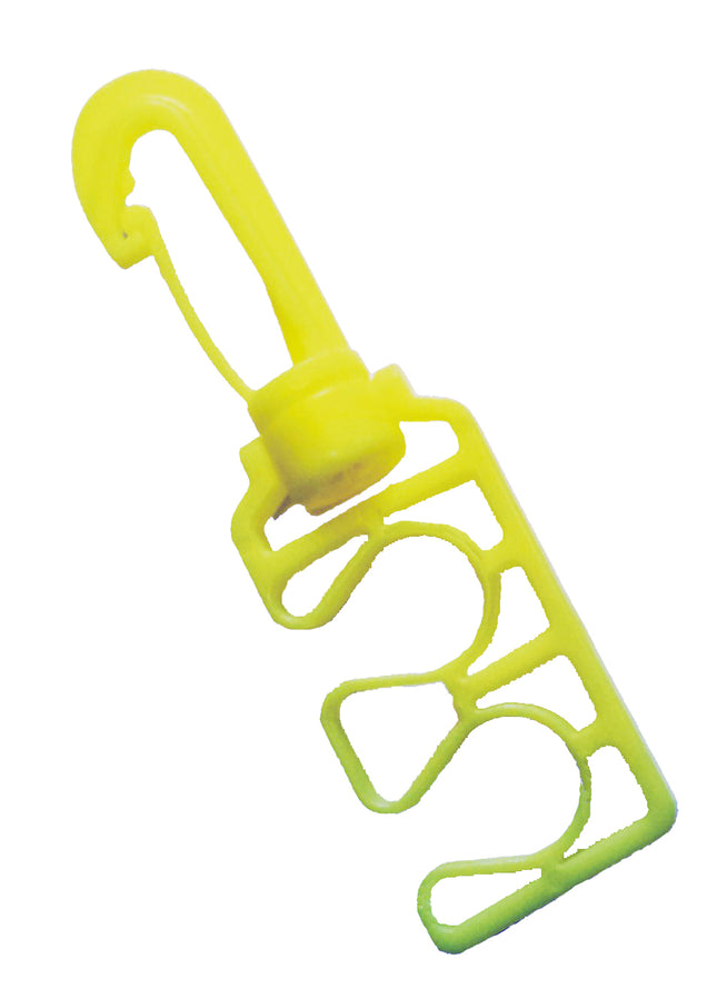 Twin Hose Clip | High Visibility Swivel Hose Retainer for BCD & Harness