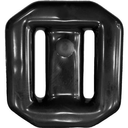 1Kg Black Vinyl Coated Lead Block | Durable Lace-Through Diving Weight