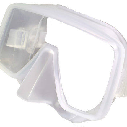 Atomic Frameless Dive Mask | Clear Silicone | Wide View Low Volume