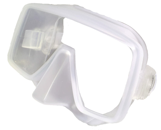 Atomic Frameless Dive Mask | Clear Silicone | Wide View Low Volume