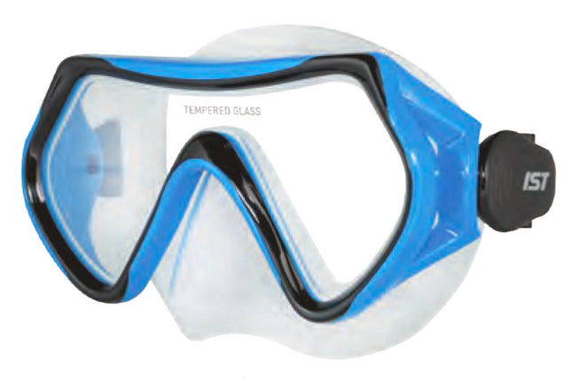 Blue Buddy Children’s Silicone Mask | Single Lens | Soft Adjustable Fit