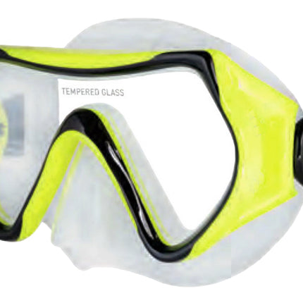 Yellow Buddy Children’s Silicone Mask | Single Lens | Soft Adjustable Fit