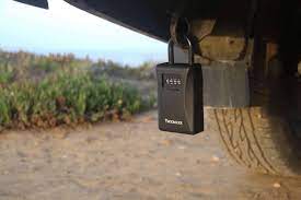 Frostfire Mooncode Portable Key Safe | Weatherproof 4 Digit Lock Box with Shackle