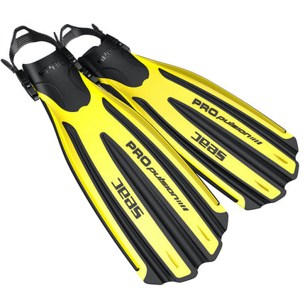 Seac Propulsion S Yellow Diving Fins | Sling Strap