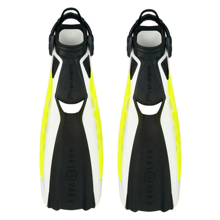 Aqua Lung Phazer Fins White & Yellow | Ex Display