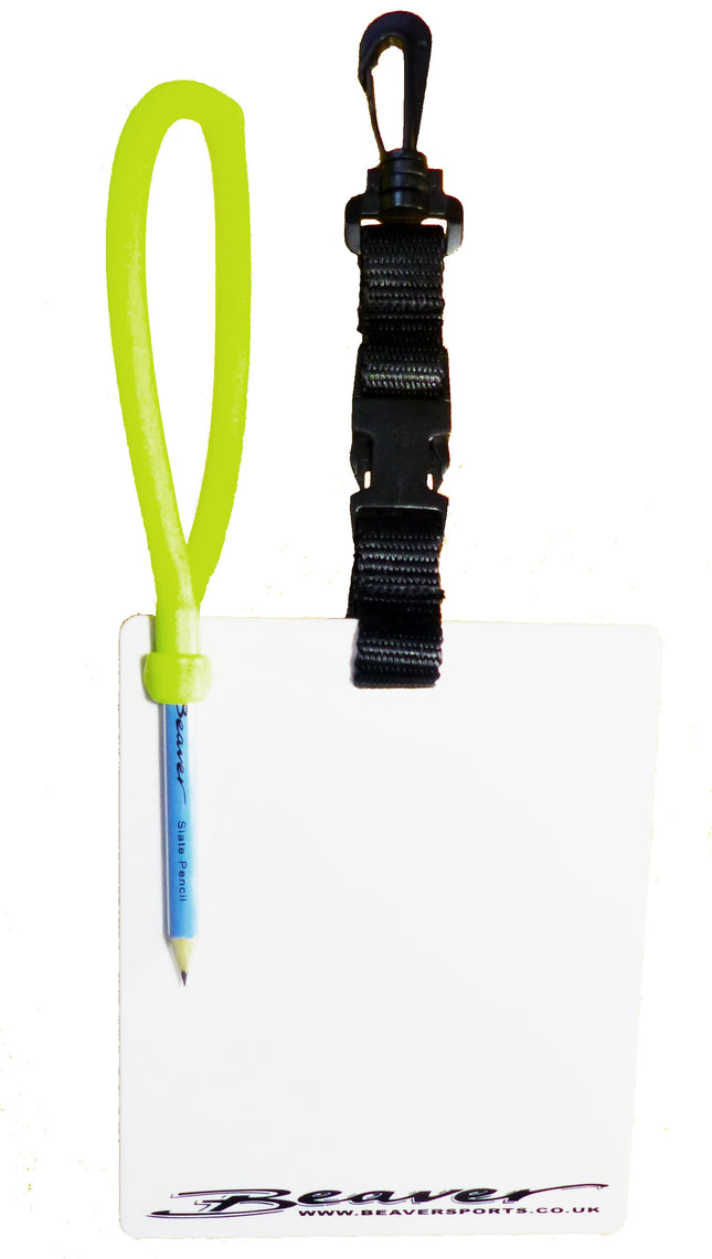 Standard Dive Slate | A5 Underwater Slate with Pencil & Quick Release Clip