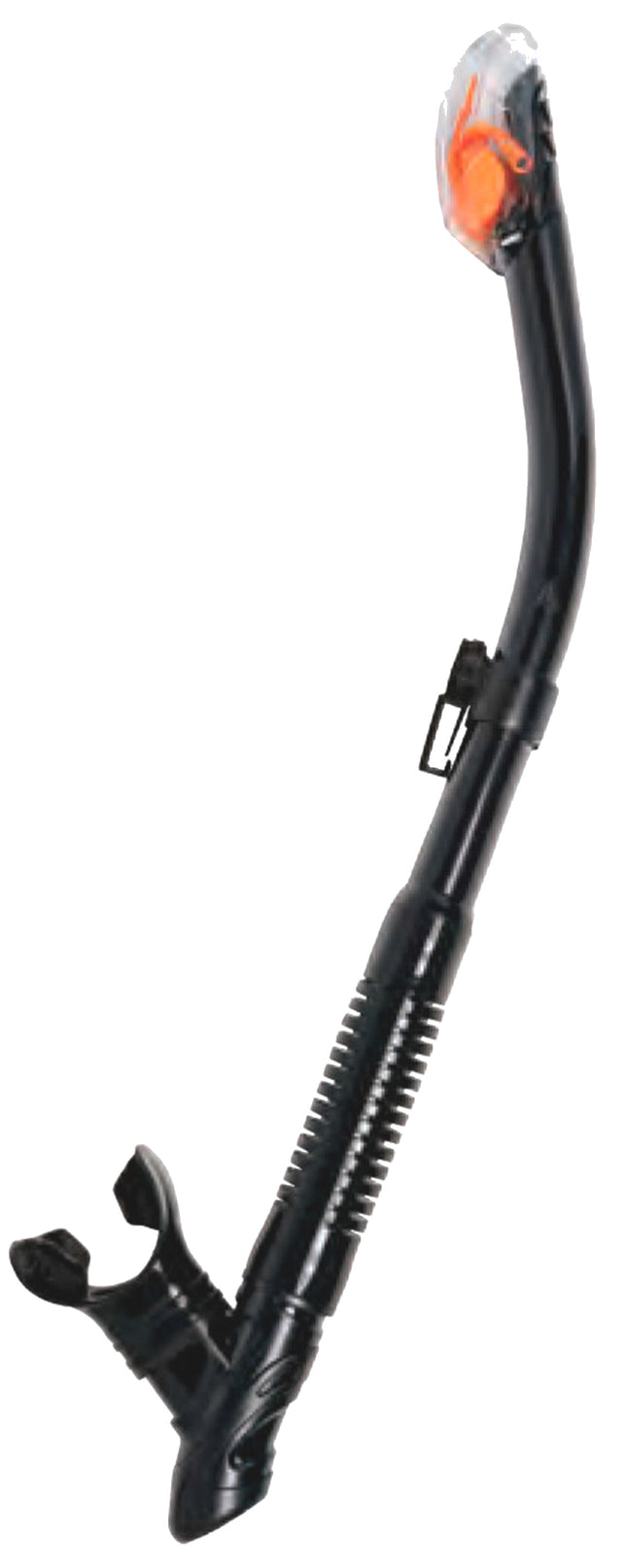 All Black Gobi Dry Top Snorkel | Dry-Top Valve, Purge Chamber & Soft Silicone Mouthpiece