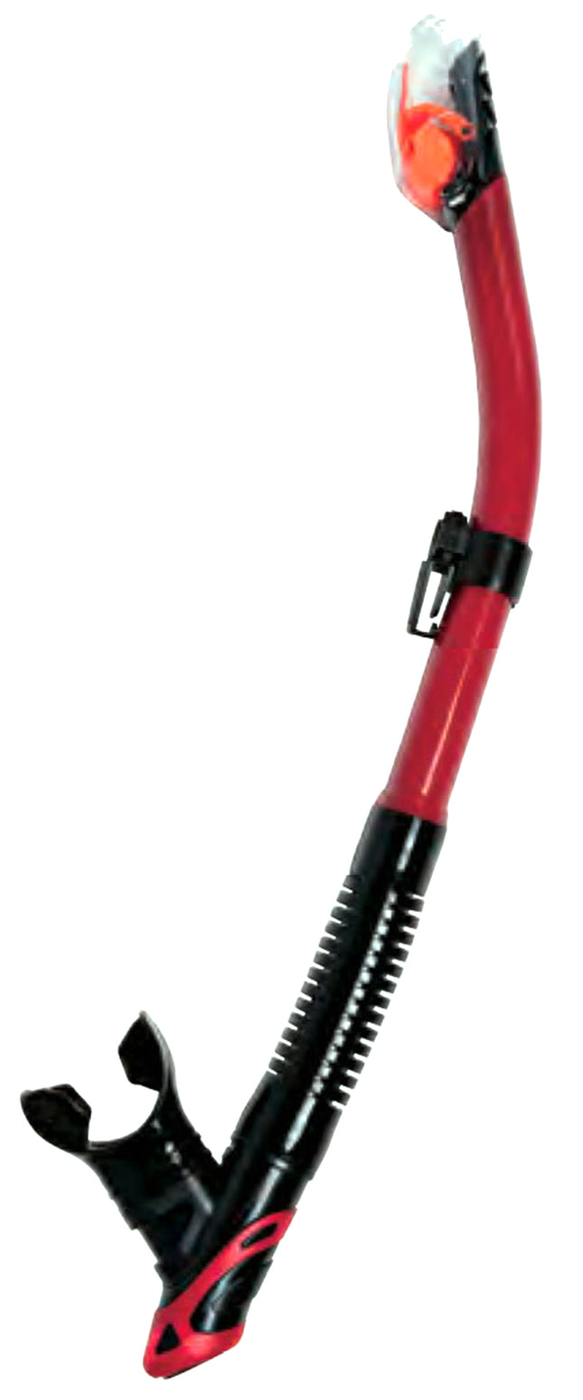 Red/Black Gobi Dry Top Snorkel | Dry-Top Valve, Purge System & Silicone Mouthpiece