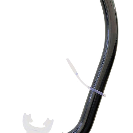 Black Prestige Snorkel | Flexible Tube, Purge Valve & Silicone Mouthpiece