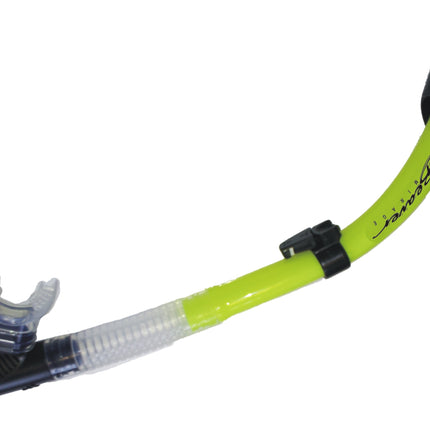 Mirage Semi-Dry Snorkel | Flexible Snorkel with Purge Valve & Silicone Mouthpiece