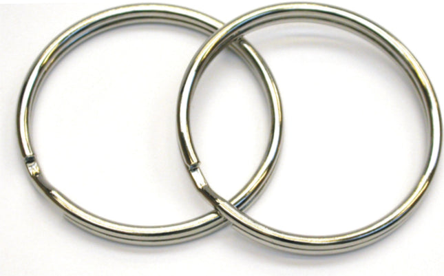 Beaver Large Stainless Steel Split Rings | Pair | 51mm Diameter | 304 Grade