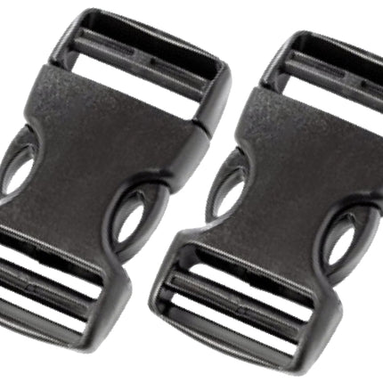 Beaver 25mm Side Release Buckles | Pair | Quick Release Polymer Clips