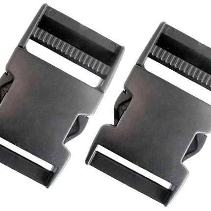 Beaver 40mm Side Release Buckles | Pair | Quick Release Polymer Clips