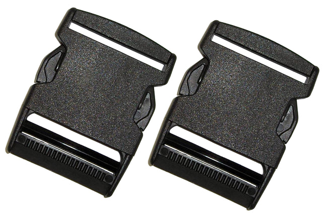 Beaver 50mm Side Release Buckles | Pair | Quick Release Polymer Clips