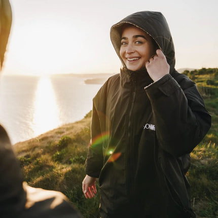Frostfire Moonwrap Original Long Sleeve Waterproof Changing Robe | Fleece Lined Unisex Coat