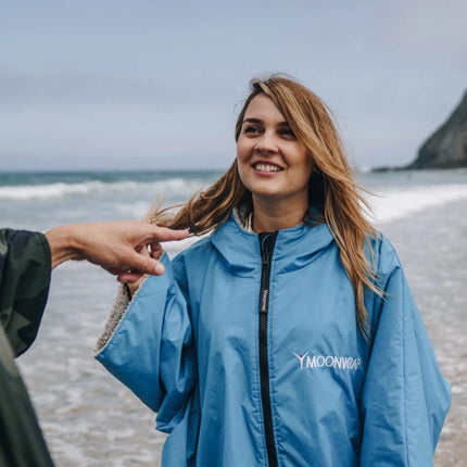 Frostfire Moonwrap Short Sleeve Changing Robe | 3/4 Sleeve Oversized Unisex Coat