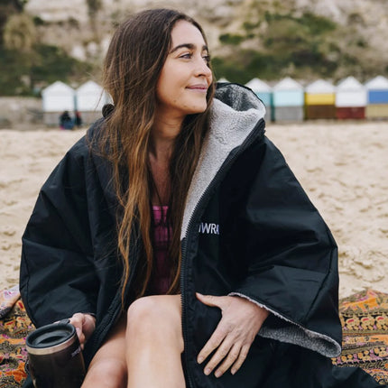 Frostfire Moonwrap Short Sleeve Changing Robe | 3/4 Sleeve Oversized Unisex Coat