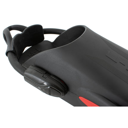 Seac U-1000 Scuba Diving Fins Black Red XL/XXL UK 11.5-13 | Sling Strap