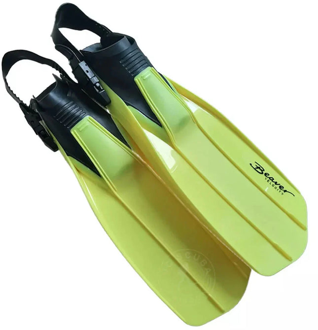 Velocity Fins Medium/Large | Italian Designed Open Water Diving Fins with Quick Release Straps