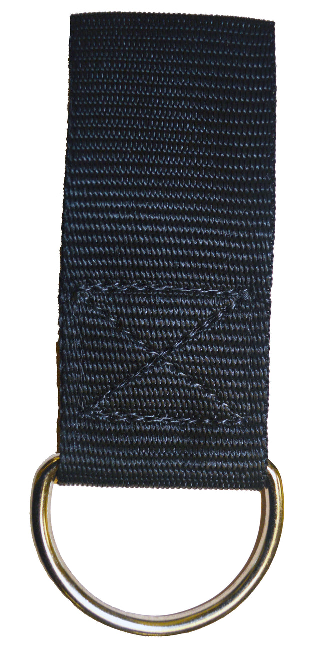 Beaver Steel D-Ring on Webbing | 50mm Webbing Attachment | Durable Fitting