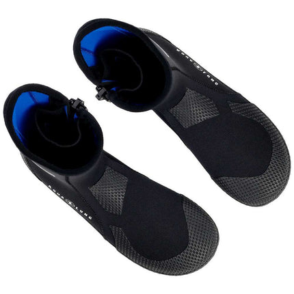 Aqualung Superzip 5mm Dive Boots Black/Blue | Heavy Duty Scuba Boots