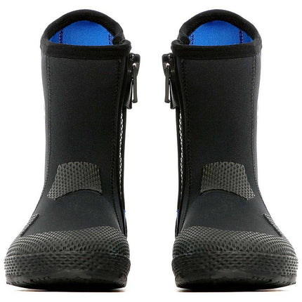Aqualung Superzip 5mm Dive Boots Black/Blue | Heavy Duty Scuba Boots