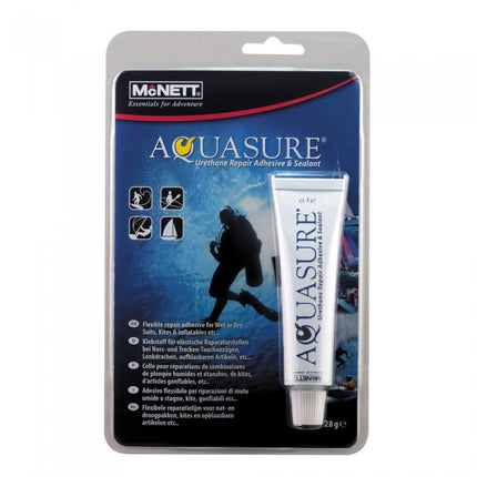 McNett Aquasure Repair Adhesive 28g | Waterproof Wetsuit & Drysuit Repair Glue